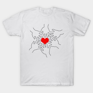 Helping Hands Heart T-Shirt